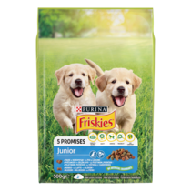 PURINA® FRISKIES® Junior  за малки кученца, Пиле, Мляко, Зеленчуци